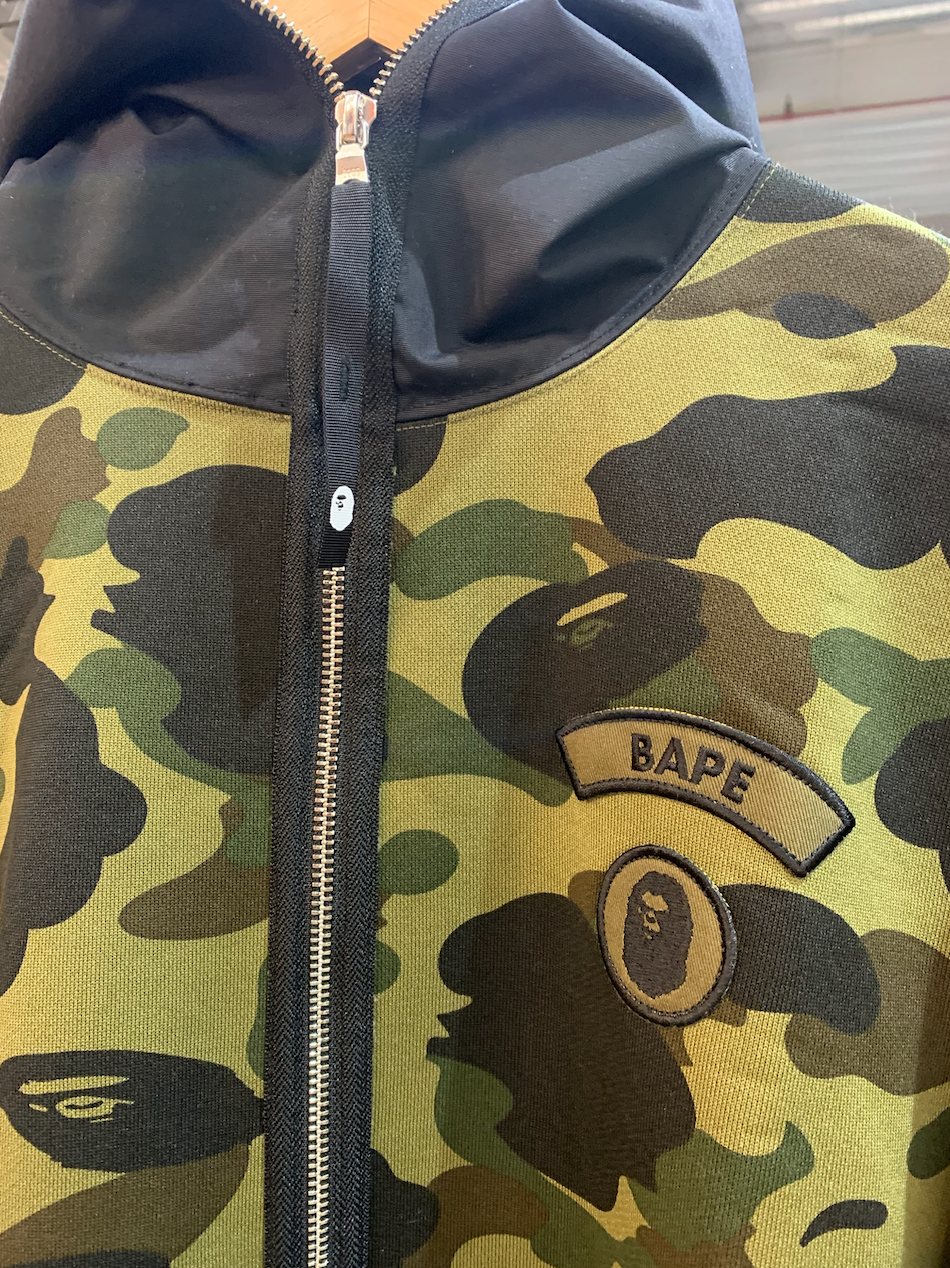a bathing ape zip up hoodie