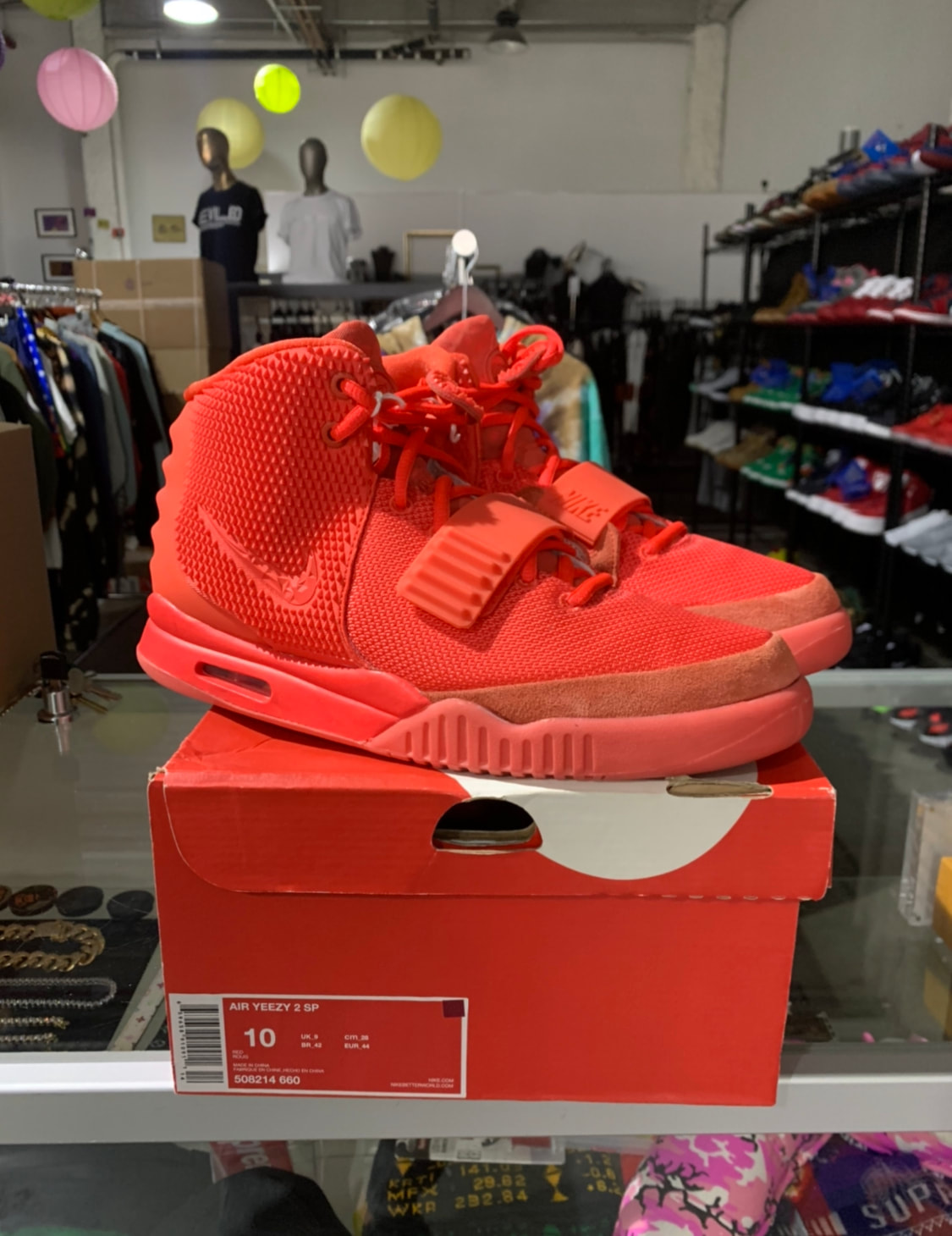 air yeezy red october price